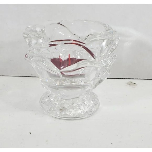 Partylite Radiant Rose Crystal 3" Tealight Votive Candle Holders - Picture 7 of 12